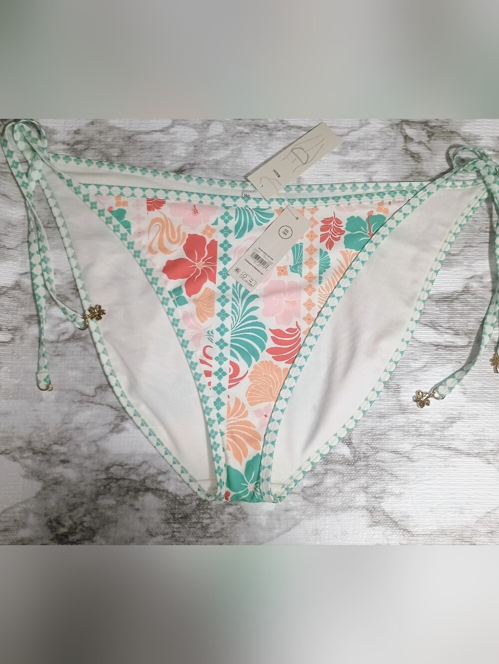 NoBo Malibu Mood Swim Bottoms Sz 2XL